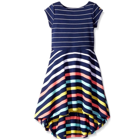 Tommy Hilfiger Other - Tommy Hilfiger girls striped asymmetrical dress